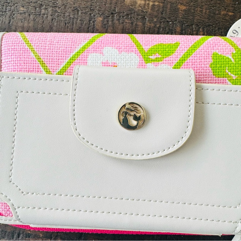 Spartina 449 Wristlet Wallet - Pink & Green - Picture 2 of 7